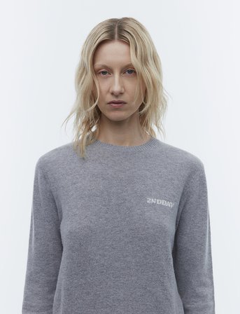 2NDDAY 2Nd Lance Tt - Soft Wool Blend - Grey - L