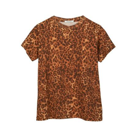 Ragdoll La Tee Bronze Leopard top Brun, Dame