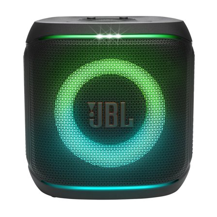 JBL Partybox Encore 2 partyhøyttaler med mikrofon IPX4, Multihøyttalertilkobling med Auracast og batteri, 12 t spilletid