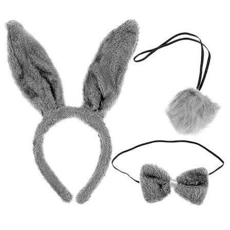 1 Setti Cosplay-asusteet Eläinesityspanta Rusetti Häntä Tarvikkeet[D]