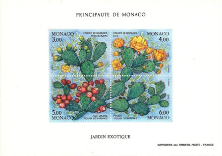 Monaco 1992 - YT BF 55 (1817-1820) - Postfrisk miniark