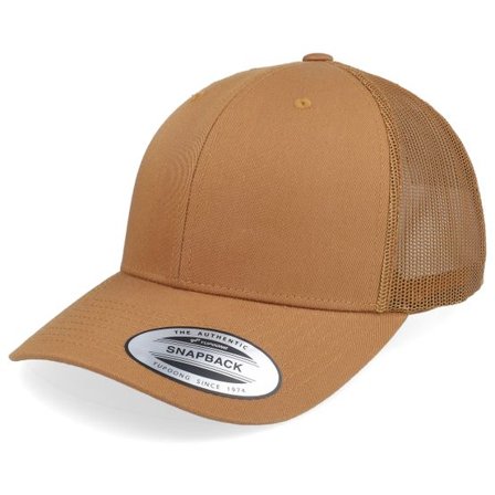 Yupoong - Brun trucker Keps - Caramel Trucker @ Hatstore