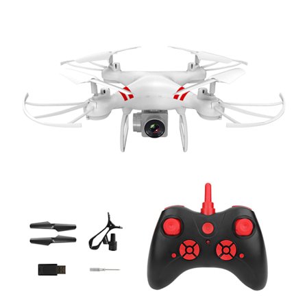 4K High Definition Kamera Drone WIFI Real Time Transmission RC Drone Quadcopter Hvid