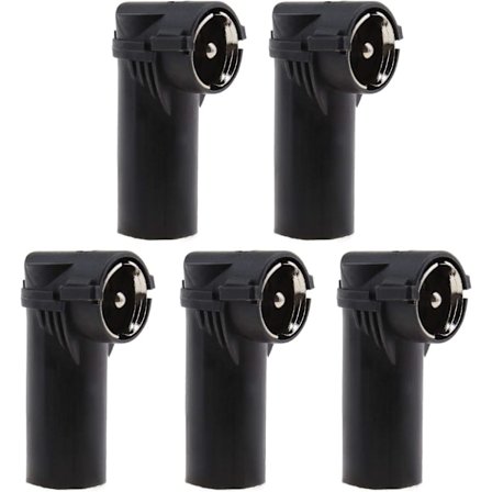 5 kpl Din-uros naar ISO-naaras antenniadapteri Autoradion FM/AM Oikea