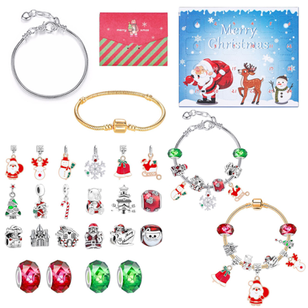 1set Christmas 24 Days Countdown Calendar Surprise Blind Box Ha