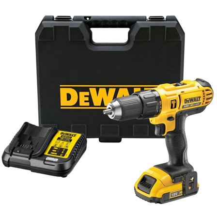 Dewalt DCD776D1-QW Slagborrmaskin med batteri och laddare, Maskiner