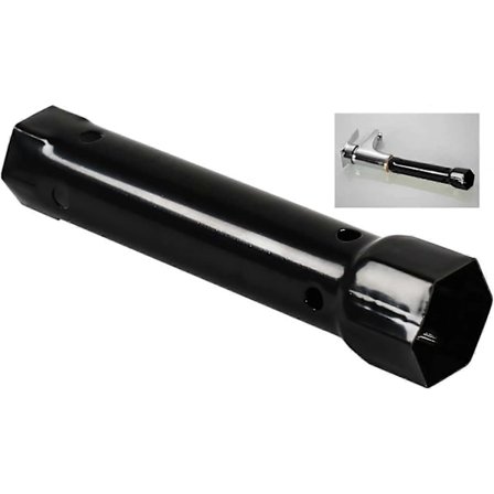 2-in-1 hylsyavain, kela, pesuallas, hana, asennus- ja korjaustyökalut, kestävä ja monitoiminen keittiön ja kylpyhuoneen hanoille (hiiliteräs, Bl