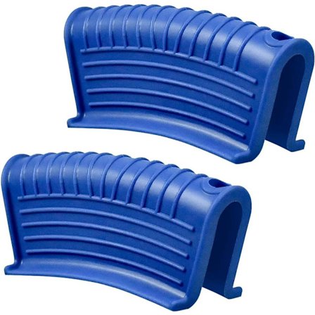 Silikonhåndtakstrekk Blått Varmebestandig og Sklisikkert for Støpejernswok, Stekepanner og Grillpanner som Sikker og Komfortabel Håndtakbeskyttelse