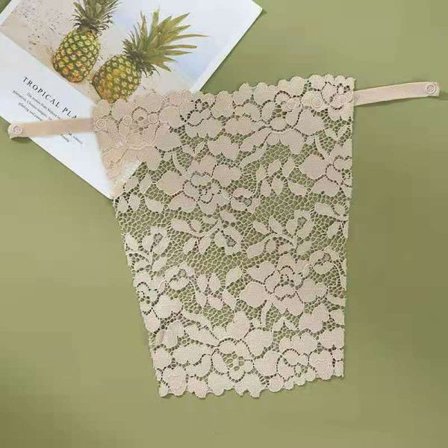 Anti-walking Bysthållare Bottom Underwear Cover BEIGE