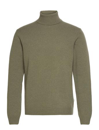 Karl Roll Neck Bounty Knit Knitwear Turtlenecks Grön Casual Friday