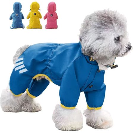 Hunde Regnfrakke med Hætte til Små Hunde