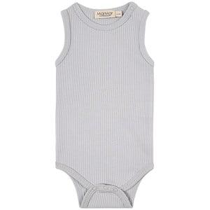 Kids - MarMar Copenhagen Pale Blue Baby Body 62 cm/4 months - All in ones - 62 cm/4 months - Blue