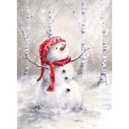 Timanttimaalaus Joulu, 5D Timanttimaalaus Lumiukko, Timantti Pa