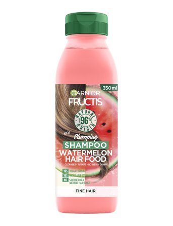Garnier Garnier Fructis Hair Food Watermelon Shampoo 350 Ml - Nude - 350 ml