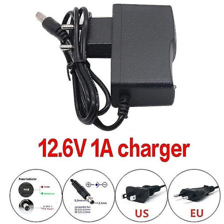 Ny bärbar Super 12v 30000mah uppladdningsbar litiumjonbatteri Kapacitet Dc 12,6v 30ah Cctv Cam Monitor + Laddare