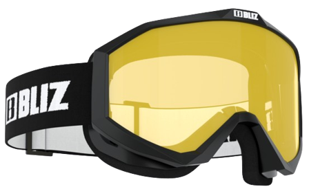 Bliz Liner Black-White Logo with Yellow