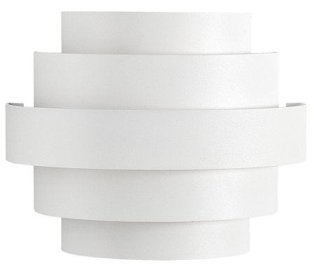 Airam 4116048 Veggarmatur 7 W, hvit/grå, Belysning