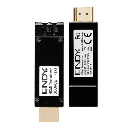 Lindy Fibre Optic HDMI Extender - video/lyd-forlenger - HDMI