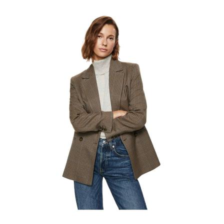 Mango - Blazer - Brun - Dam - Storlek: 2xl, Dam, Storlek: 2XL