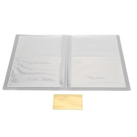 Klistermärkebok Genomskinlig Nageldekaler med stor kapacitet Förvaringsbok med etikettdekal för nageldekaler Foton Organisering