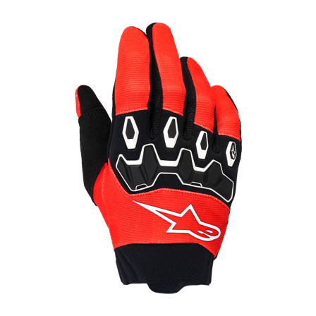 Crosshandschoenen Alpinestars Full Bore V2 Kinderen Fel rood/Zwart M