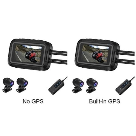 V9 Motorcykel Dashcam WiFi 1080P Front Bag Kamera Vandtæt Motorcykel Videooptager Kamera med Parkeringsmonitor B