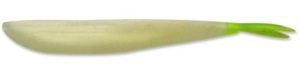 Fin-S Fish, 10cm, Glow Chartreuse Tail - 8pack