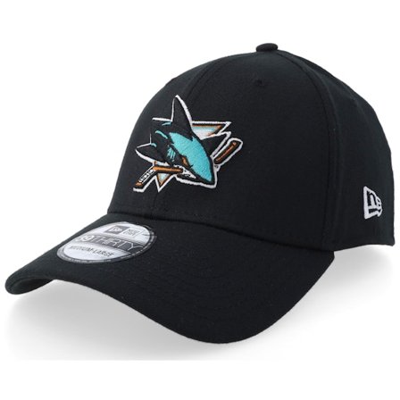 New Era - NHL Schwarz flexfit Cap - Hatstore Exclusive x San Jose Sharks 39THIRTY Black Flexfit @ Hatstore