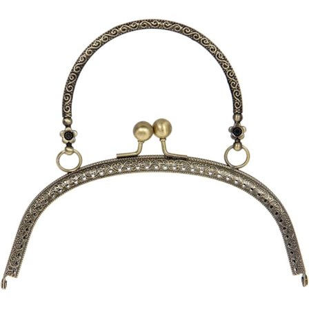 Metallveske Retro Ramme Veskelås Myntveske Håndtak f,ZQKLA