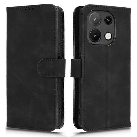 för Umidigi Note 100 Läderfodral Hudkänsla Anti-Fall Plånbok Flip Telefonfodral - Perfekt