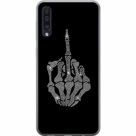 Samsung Galaxy A50 Mjukt Skal - Fuck You Bling