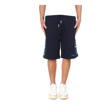 Missoni, Us 22Si 0L Bj 009T S70Ww Sweatshirt shorts Niebieski, Mężczyzna, Rozmiar: S