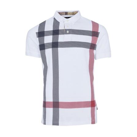 Barbour Blaine Polo Hvid, Herre