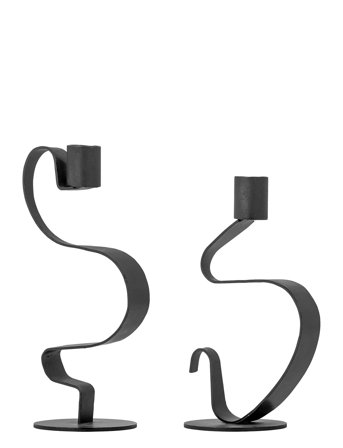 Bloomingville Do Candle Holder - Black - 20 CM