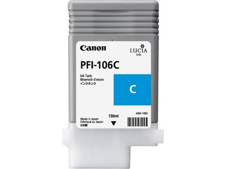 Canon PFI-106 C - cyan - original - blekkbeholder