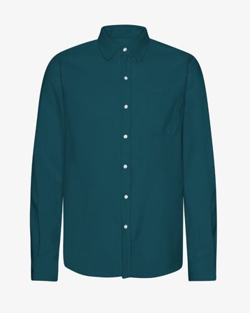 Organic Flannel Shirt - Ocean Green - Male - S