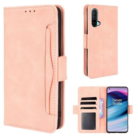 Moderni Nahkalaukku For OnePlus Nord CE 5G - Pinkki