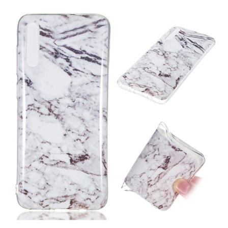 Marble design Samsung Galaxy A70 kotelot - Tyyli H Purple