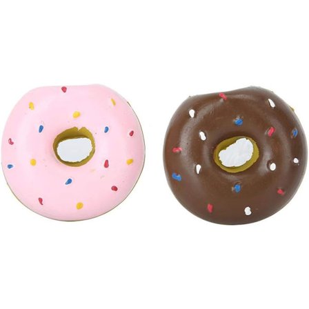 Hundleksak, 2 st Latex Djurmunkform Ljud Tuggleksak Pro