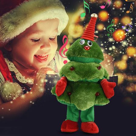 Elektrisk Plysch Kan Sjunga Och Dansa Julgran Leksak Present