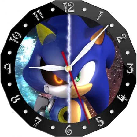 Lasten pöytäkello pyöreä lasten hiljainen seinäkello, sopii olohuoneeseen ja makuuhuoneen toimistoon, ilman paristoa