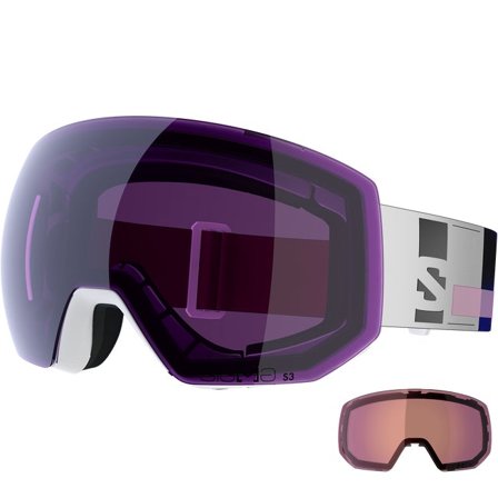 Salomon - Masque unisexe Radium Pro Sigma (and Extra Lens) - White