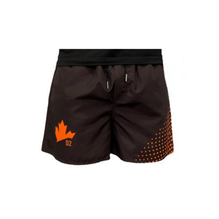 Dsquared2 Swimwear Sort, Herre Badeshorts, Størrelse: 2XL