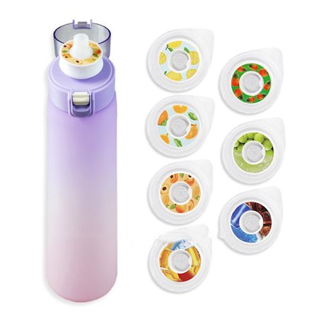 7 Smak Vannflaske 650ml Drikkeflaske BPA Fri Startpakke -