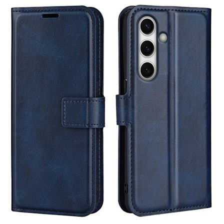 Samsung Galaxy S24 FE telefonfodral med stativ - Blå