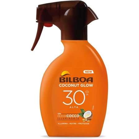 Bilboa Coconut Glow Spray Solare Trigger SPF30 250ml