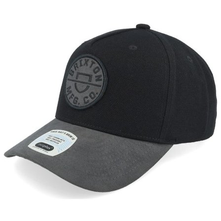 Brixton - Svart adjustable Keps - Crest Black/Black Adjustable @ Hatstore