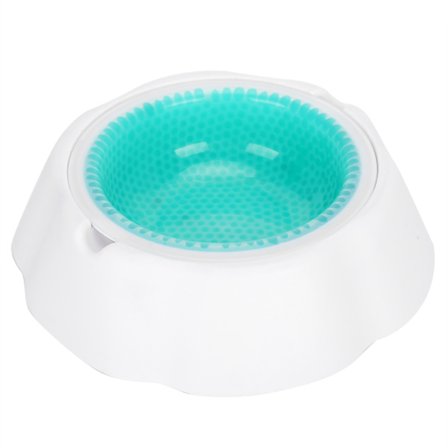 Kølende vandskål til kæledyr, hund, kat, frostsikker skål, nedkølet vand