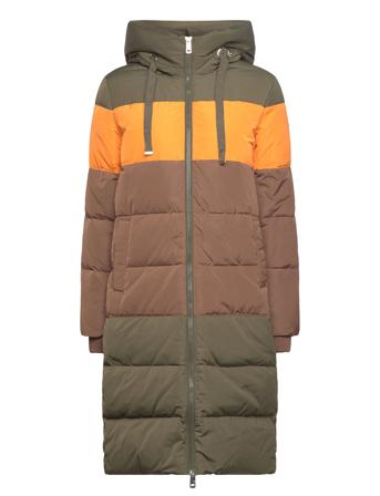 Nova Down Block Jacket Fôret Kåpe Grønn MOS MOSH*Betinget Tilbud