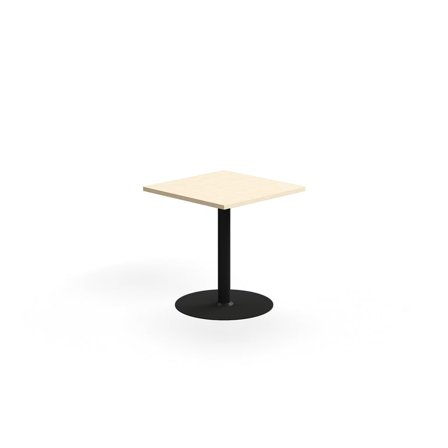 Bord VERTICUS, L700 B700 H720 mm, bjørk/svart